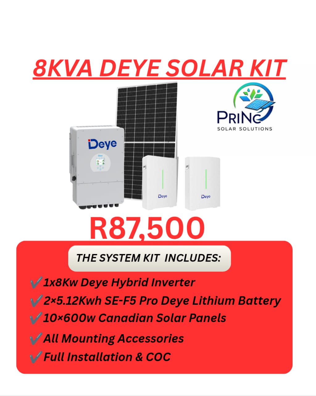 11kW powered solar kit
