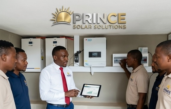 Prince Solar onsite team